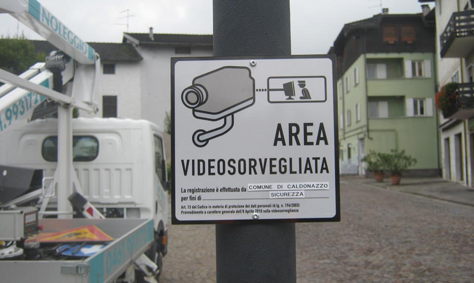 Comune di Caldonazzo - Dorsale rete fibra ottica comunale - realizzazione del I° lotto Videosorveglianza Urbana
